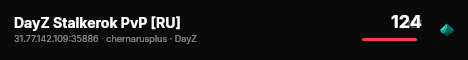 DayZ Stalkerok PvP [RU] live status badge