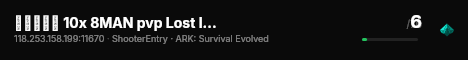 暑期养老服 10x 8MAN pvp Lost Island迷失 - (v361.5) live status badge