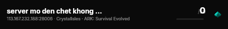server mo den chet khong wipe :V - Crystal Isles - (v361.7) live status badge