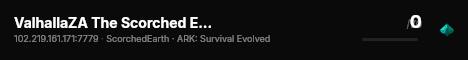 ValhallaZA The Scorched Earth PVE 3X Cross-Ark - (v361.7) live status badge
