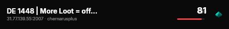 DE 1448 | More Loot = official | DayZ live status badge