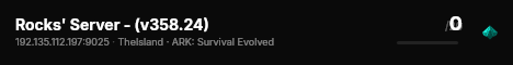 Rocks' Server - (v358.24) live status badge