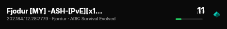 Fjodur [MY] -ASH-[PvE][x10 Ex,T,H,D150lvl] - (v358.24) live status badge