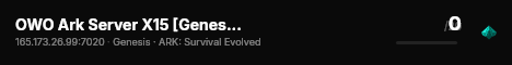 OWO Ark Server X15 [Genesis 1] - (v361.7) live status badge