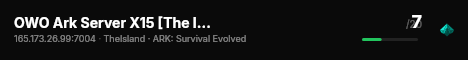 OWO Ark Server X15 [The Island] - (v361.7) live status badge