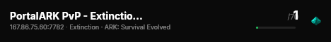 PortalARK PvP - Extinction [Fibercraft] - (v358.24) live status badge