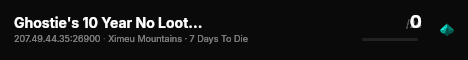 Ghostie's 10 Year No Loot Respawn Run live status badge