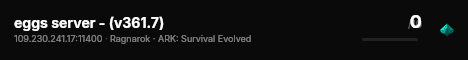 eggs server - (v361.7) live status badge