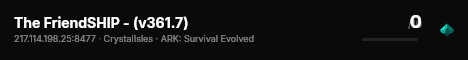 The FriendSHIP - (v361.7) live status badge