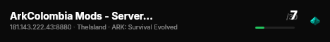 ArkColombia Mods - Server PVE x2 - Island Extension CIE2 - (v36 live status badge
