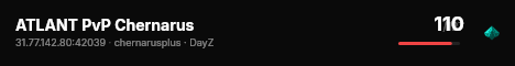 ATLANT PvP Chernarus live status badge