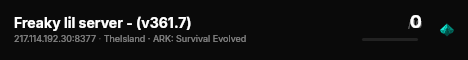 Freaky lil server - (v361.7) live status badge
