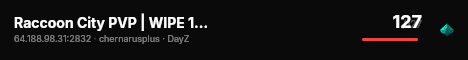 Raccoon City PVP | WIPE 15.08 live status badge