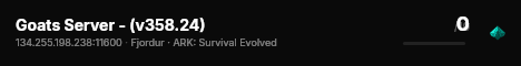 Goats Server - (v358.24) live status badge