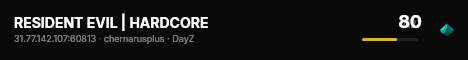 RESIDENT EVIL | HARDCORE live status badge