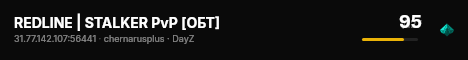 REDLINE | STALKER PvP [ОБТ] live status badge