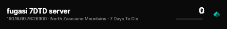 fugasi 7DTD server live status badge