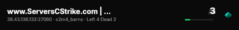 www.ServersCStrike.com | ServersCStrike.com v0.9.27 live status badge