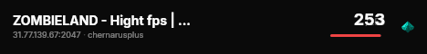 ZOMBIELAND - Hight fps | Active Admins - More Loot live status badge