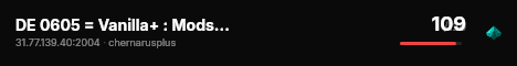 DE 0605 = Vanilla+ : Mods = Hight fps live status badge