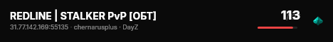 REDLINE | STALKER PvP [ОБТ] live status badge