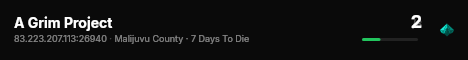 A Grim Project live status badge