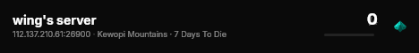 wing's server live status badge