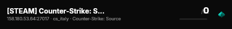 [STEAM] Counter-Strike: Source PUBLIC Classic live status badge