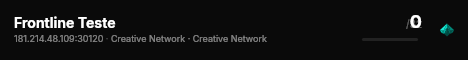 Frontline Teste live status badge