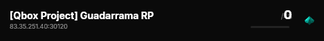 [Qbox Project] Guadarrama RP live status badge