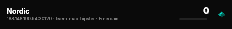 Nordic live status badge