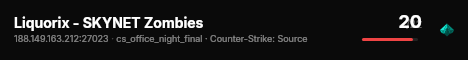 Liquorix - SKYNET Zombies live status badge