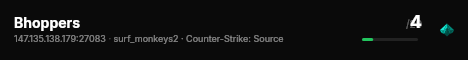 Bhoppers live status badge