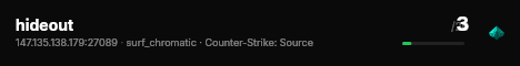 hideout live status badge