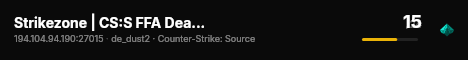Strikezone | CS:S FFA Deathmatch live status badge
