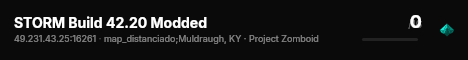 STORM Build 42.20 Modded live status badge