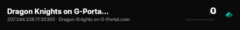 Dragon Knights on G-Portal.com live status badge