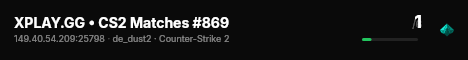 XPLAY.GG • CS2 Matches #869 live status badge