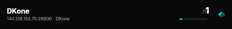 DKone live status badge