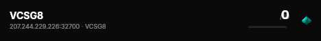 VCSG8 live status badge