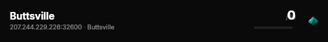 Buttsville live status badge
