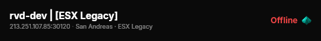 rvd-dev | [ESX Legacy] live status badge