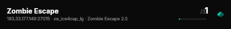 Zombie Escape live status badge