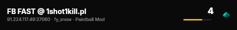 FB FAST @ 1shot1kill.pl live status badge