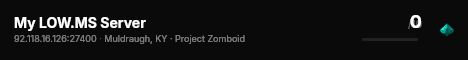 My LOW.MS Server live status badge