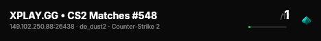 XPLAY.GG • CS2 Matches #548 live status badge