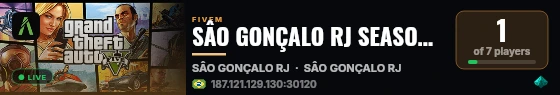 SÂO GONÇALO RJ SEASON 2 live status badge