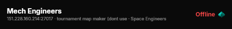 Mech Engineers live status badge