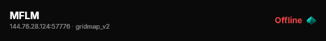 MFLM live status badge