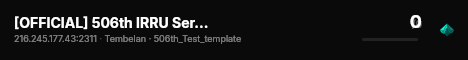 Arma 3 Server live status badge